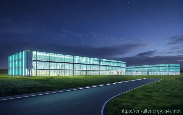 대체에너지 시장 성장 전망 - **Prompt:** A vibrant, bustling cityscape at sunrise, where modern skyscrapers are seamlessly integr...