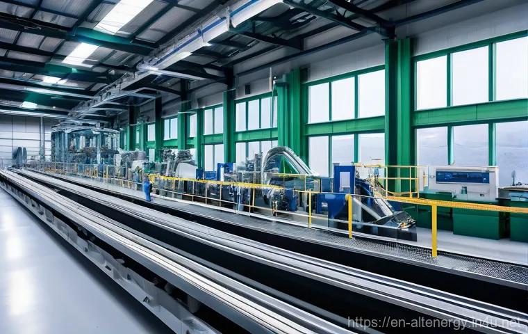 대체에너지 기술의 한계 - **Bridging the Grid Generations:**
    A dynamic, wide-angle photograph capturing the integration of...