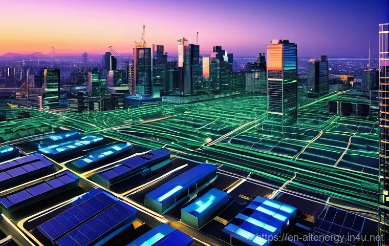 대체에너지 관련 학회 - Here are three detailed image prompts in English, designed to be appropriate for a 15-year-old audie...